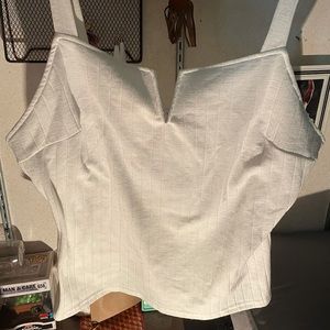 White Styled Tank 2XL